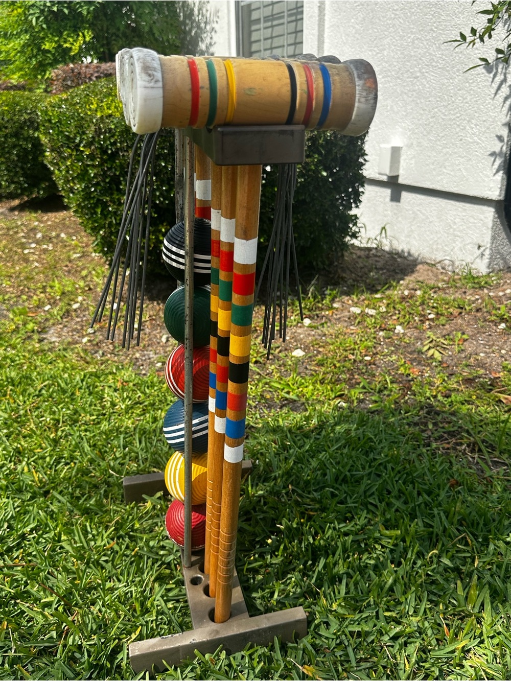 Classic Multi-Color Wooden Croquet Set - Picture 10 of 10